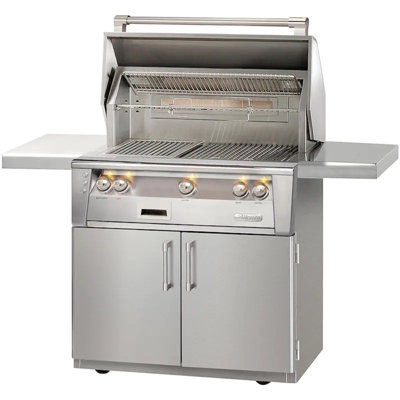 Alfresco 3 - Burner Countertop Gas Grill with Cabinet