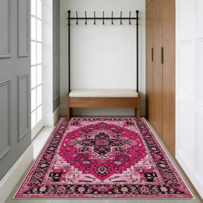 Moroccan Pattern Area Rug, Soft And Lightweight, Suitable For All Seasons, Easy To Maintain And Easy To Clean, Machine Washable Carpet Floor Mat, Suitable For Living Room, Bedroom, Dining Room, Balcony, Office, Room Decor, Home Decor, Outdoor Decor
