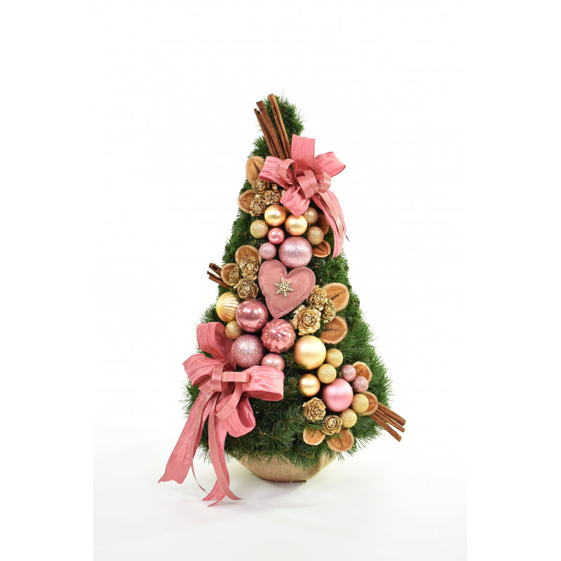 Artificial Pine Christmas Tree, 2.46ft H x 1.15ft W x 1.15ft D