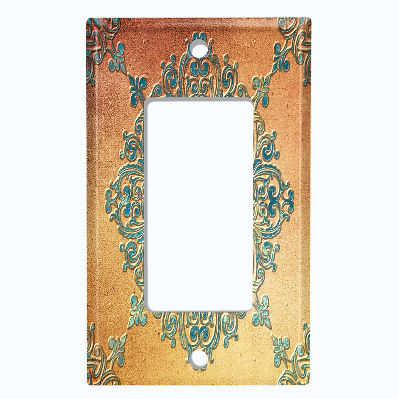 Plaque murale d'interrupteur à bascule 1-Gang, H 4,5 po x l 2,75 po x P 0,15 po