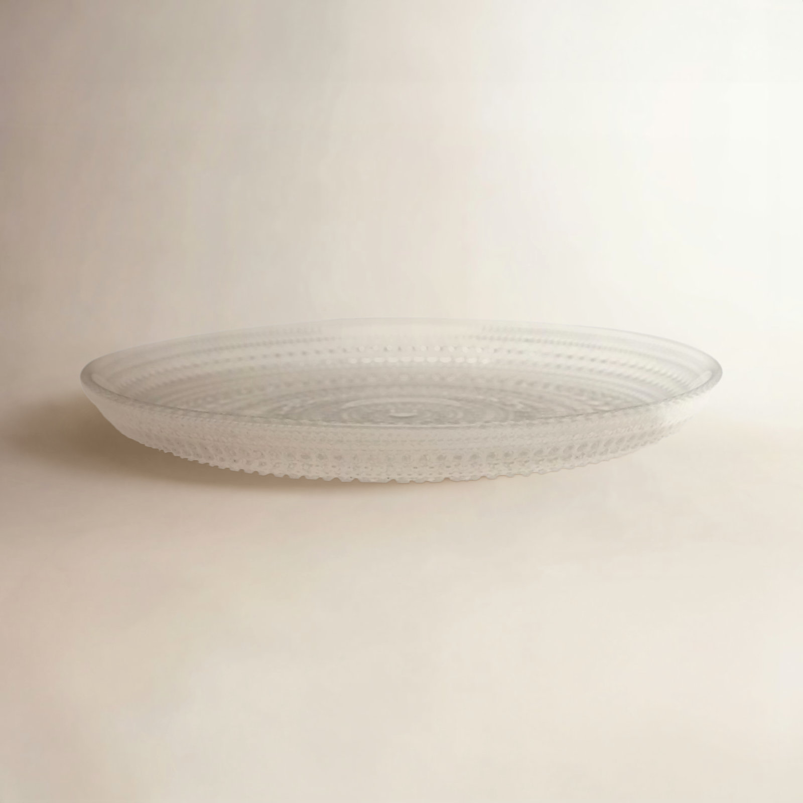 Kastehelmi 7" Appetizer Plate, Clear