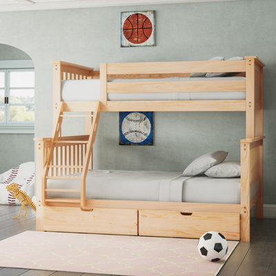 Bolles Kids Bunk Bed with Drawers