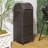Darla All-Weather Wicker/Metal Swing Top Hideaway Outdoor Trash Can-103764164-103764167