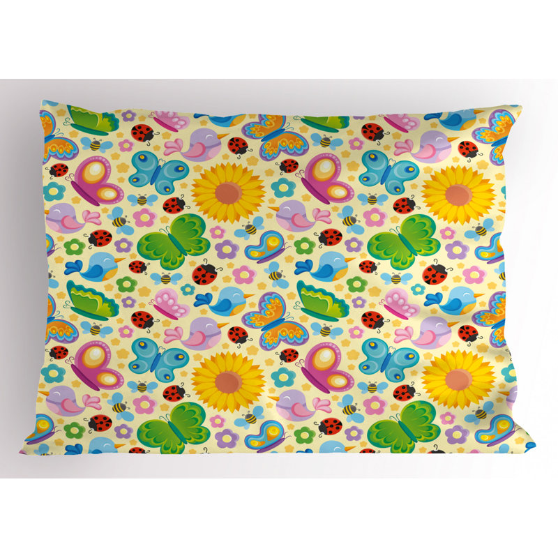 Spring Polyester Sham Set, Twin