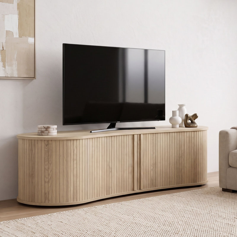 Flutoria Colluci Oval TV Unit, Oslo Oak