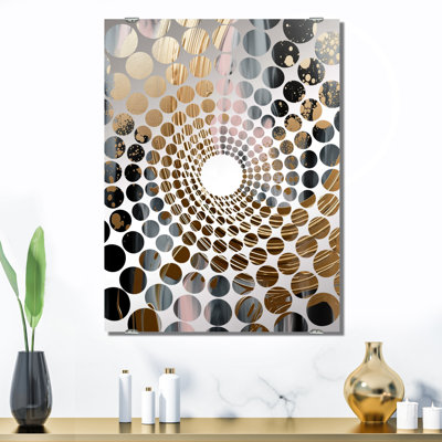 Adamczak - Grand miroir mural à formes abstraites MIR137782