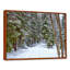 «Winter Forest», reproduction d'art sur toile, route enneigée dans la forêt-984435553-984435554-984435560