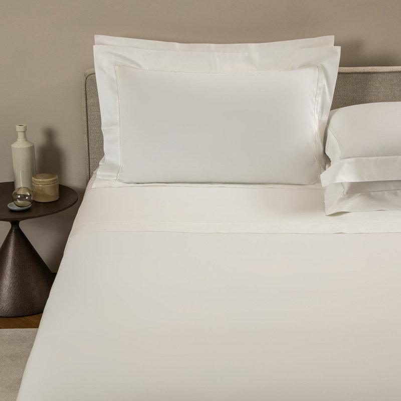 Single Ajour Sheet Set, King Sheet Set with 2 Pillowcases, Milk