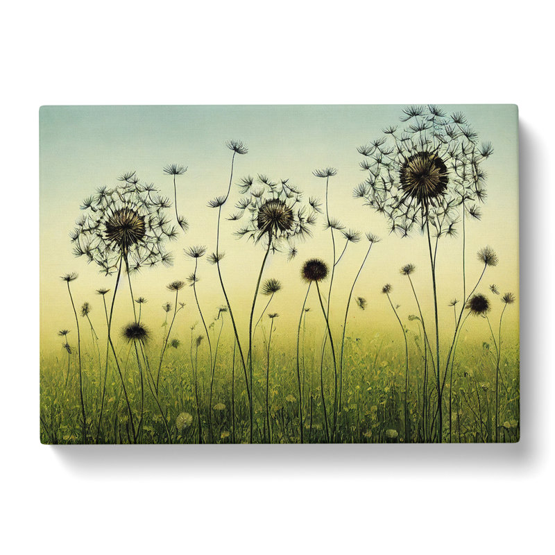 Dandelion Field Vol.3 - Wrapped Canvas, 50cm H x 76cm W x 3cm D