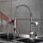 Kitchen Faucet With Pull Down Sprayer Brushed Nickel Stainless Steel Single Handle  Kitchen Sink Faucets-119337383
