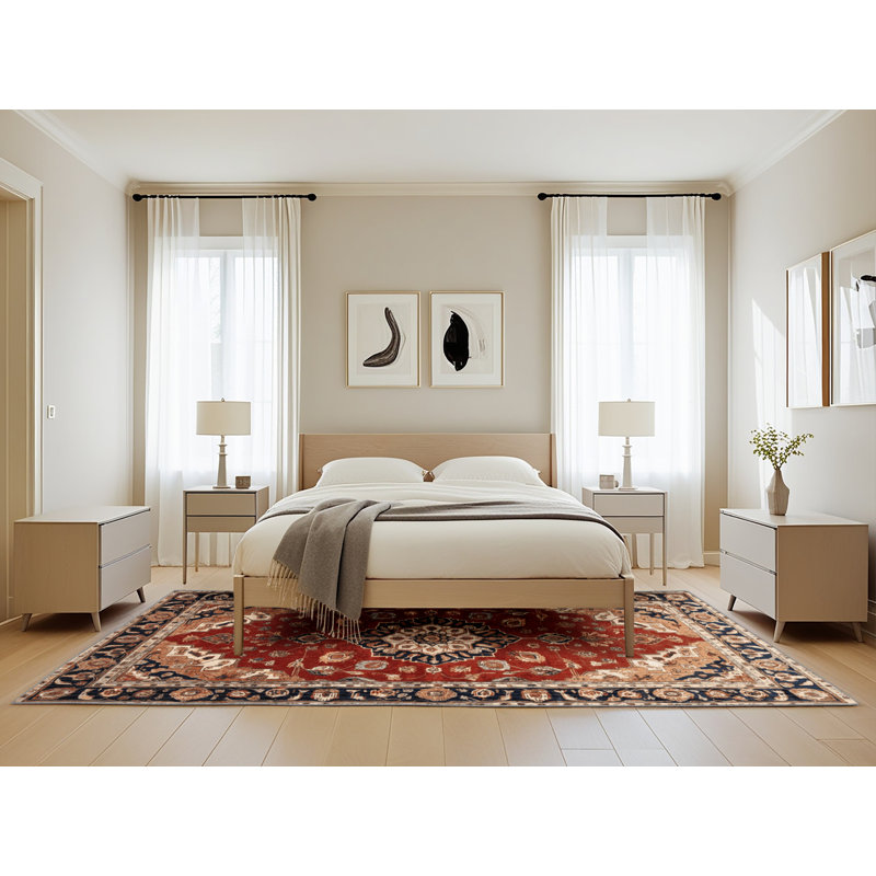 Tapis brun lavable à la machine, Rectangle 5 pi x 8 pi