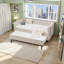 Lit de jour simple en velours avec couchette, canapé-lit capitonné à losanges moderne-2147078572