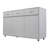 Three Doors Side Table-Grey