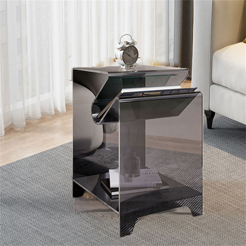 Table de salon Beshir, Gris
