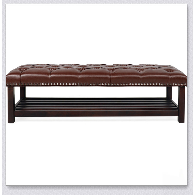 Banc capitonné rembourré avec rembourrage en éponge pour plus de confort et de durabilité, parfait pour la chambre à coucher et l'entrée