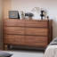 Armoire d'appoint en noyer massif