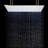 Brushed Gold 16x32inch Rain Shower Head Ceiling Mount Larger Square Rainfall Overhead Sprayer
