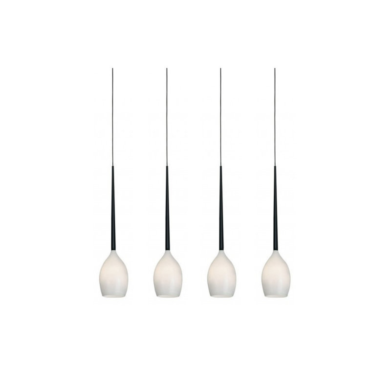Ramiro Azzardo 4 - Light Kitchen Island Pendant, White