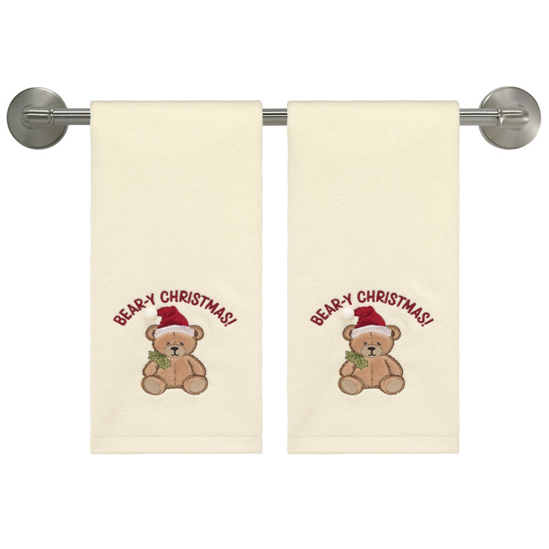 Ensemble de 2 essuie-mains Avanti Teddy Bear