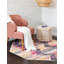Tapis contemporain contemporain multicolore