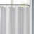 Super Waffle Textured Solid Shower Curtain