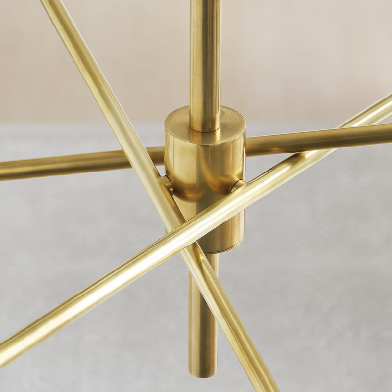 Aerin Casoria XL Radial Chandelier, Antique Brass