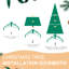 Arbre de 7,5 pi, 1599 pointes en PE +, apparence naturelle, branches articulées, installation simple, support en métal stable, arbre de Noël classique avec plein et branches pour un support sans effort,