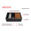 Évier de cuisine en granite Arona L 33 po x l 22 po-61751957