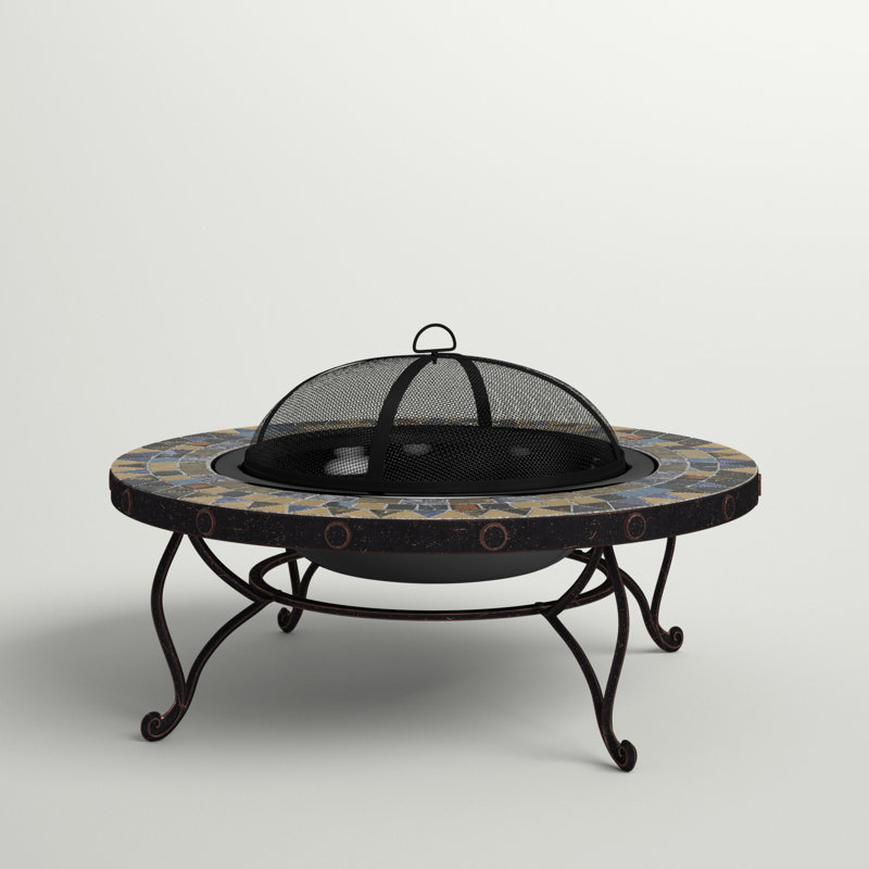 Panos Round Wood Burning Fire Pit