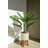 32'' Faux Palm Tree in Ceramic Planter