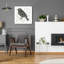 «Bird Element I» par Courtney Prahl, art mural en verre acrylique-1476620952