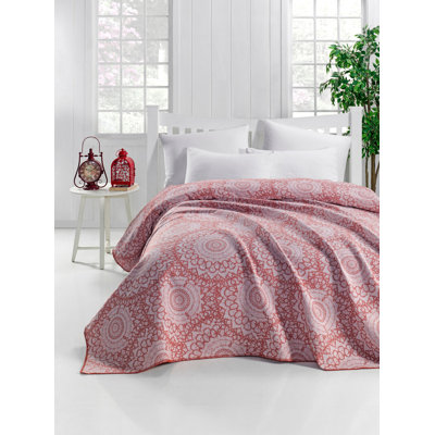 Cotton Ikat Coverlet
