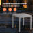 Aluminum Square Side/End Table-611544343