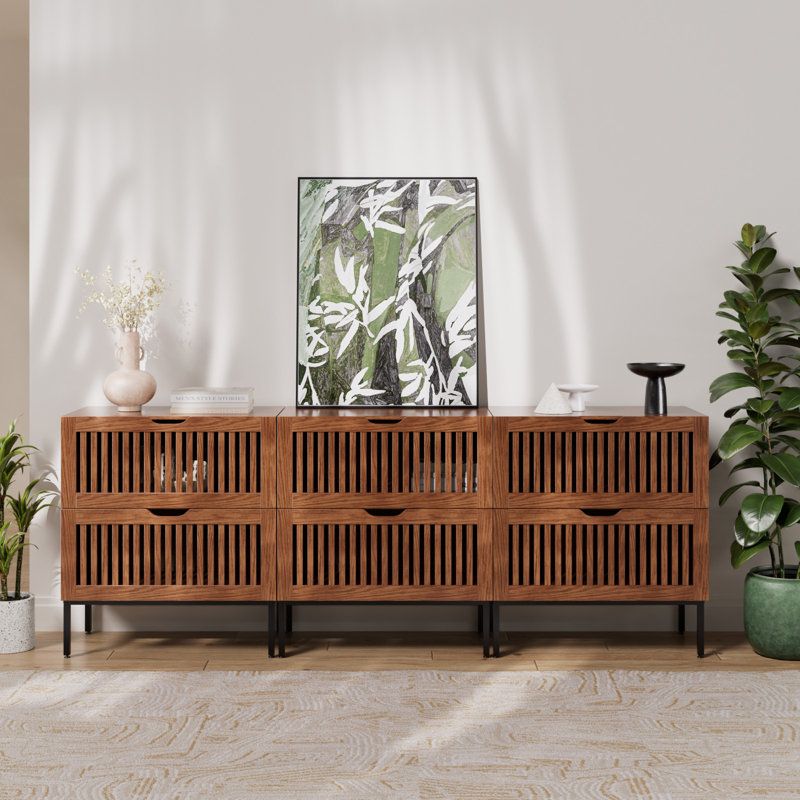 Storage Cabinet,83" Farmhouse Buffet Cabinet With Metal Base And Storage Cabinets,sideboard Coffee Bar Cabinet For Kitchen,dining Room,living Room,brown
