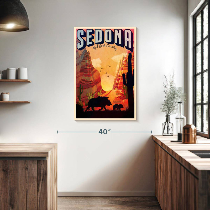 Sedona Red Rock Country, 39" H x 26" W