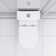 Upflush Toilet For Basement, 600W Macerating Toilet System With Powerful Dual Flush, Elongated 17.25 ADA Comfort, Soft-Close Seat, 3 Water Inlets Connect To Sink, Shower, White