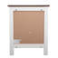 Table de chevet blanche Rollison