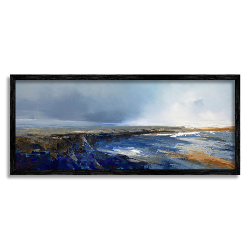 Paysage panoramique sur la mer nuageuse, art de la giclée par Patrick Dennis, H 13 po x l 30 po x P 1,5 po