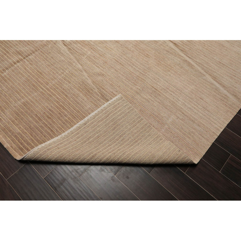 Leevicker One-of-a-Kind Rectangle 10' X 14' Hemp Area Rug in Beige