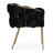 Lawncrest 18'' H Upholstered Metal Armchair-1201940212-1201940213