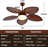 Radele 52'' Ceiling Fan with LED Lights