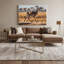 Art mural sur toile brun-2009449425