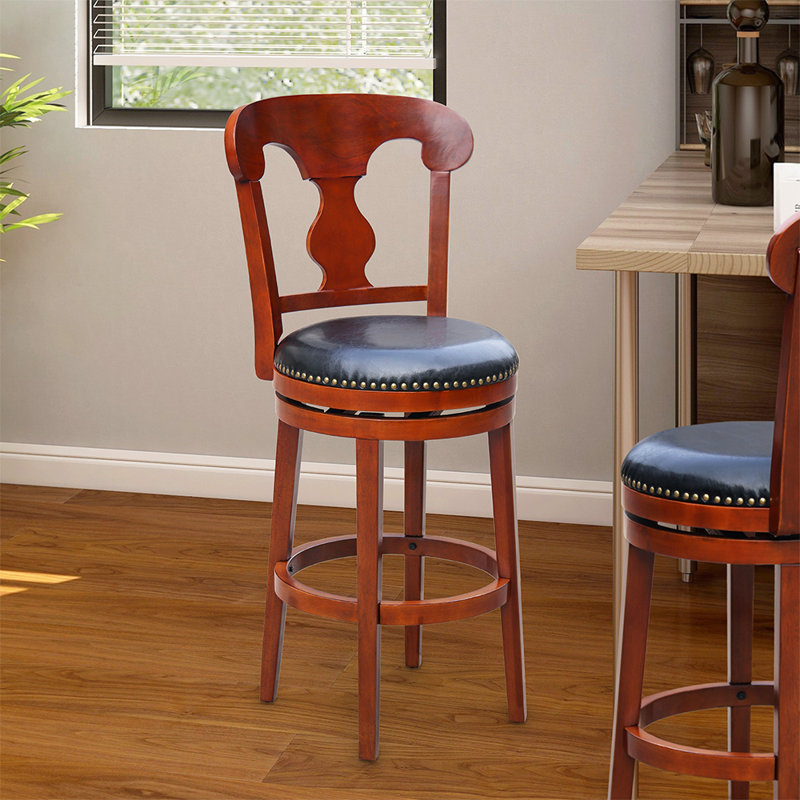 Tabouret pivotant 30 po Tappen, Noyer