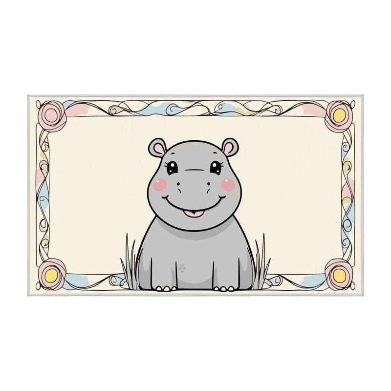 Tapis pour enfants East Urban Home, Rectangulaire 2 pi x 3 pi