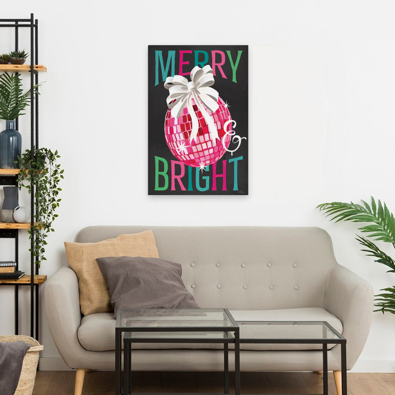 Boule disco Merry & Bright, H 24 po x l 16 po