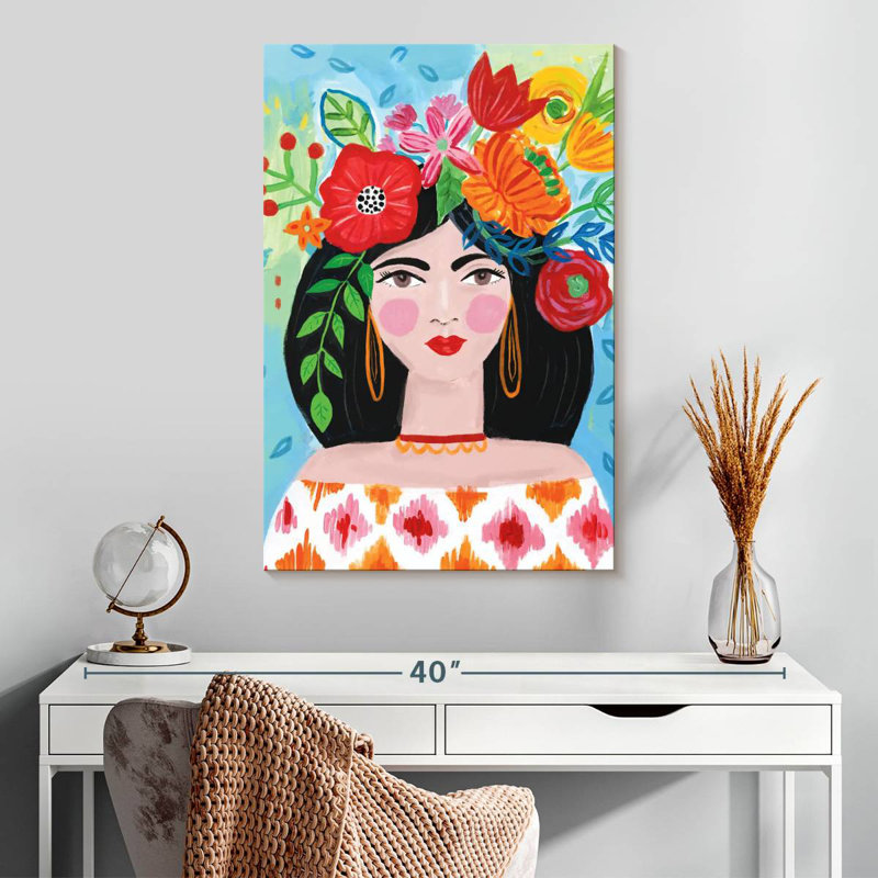 Leisha Boho Girl II, H 30 po x l 20 po