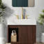 Meuble-lavabo moderne (avec meuble-lavabo et lavabo) avec rangement