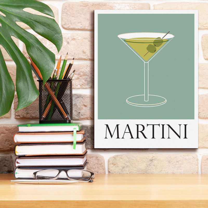  «Martini» par l'Arctique, art mural sur toile, 12 po x 16 po, H 16 po x l 12 po