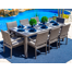 Sorrento 8 - Person Wicker Patio Dining Set with Rectangular Table , Cushions Included