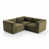 Velours vert olive
